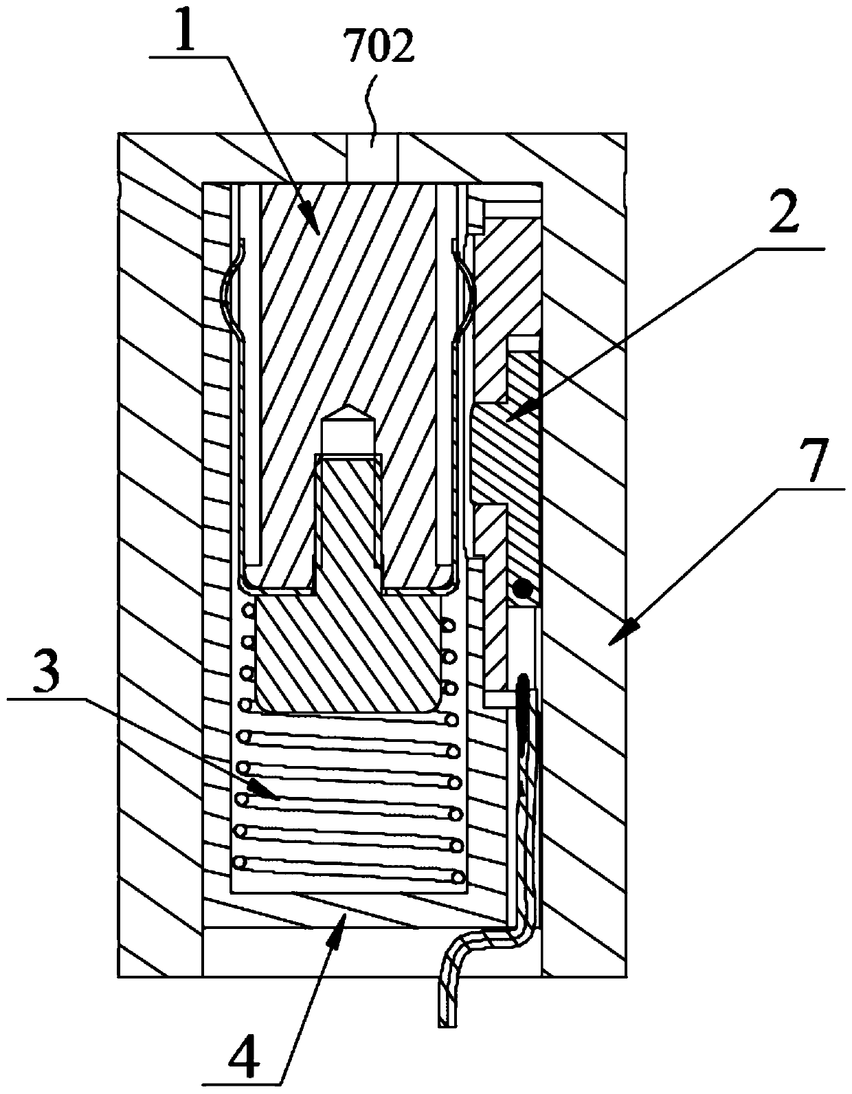 Locking type inertia switch