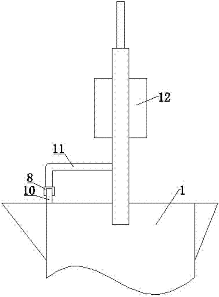 High-end casting uniform injection nucleating agent device