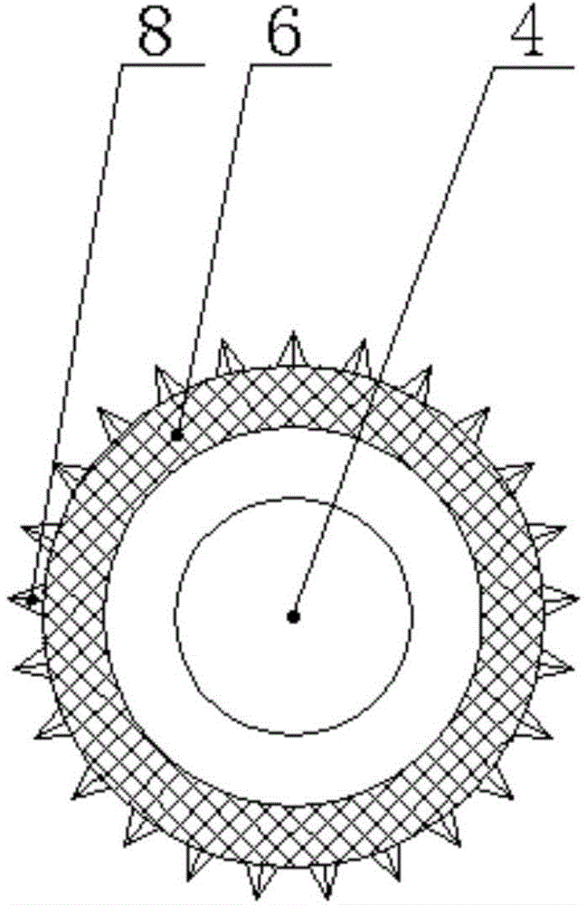 Palm piece compressing device