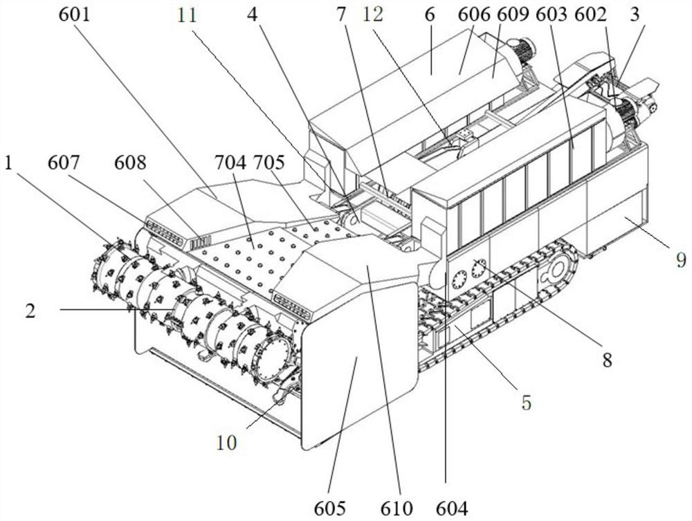 Intelligent continuous mining equipment for strip mine