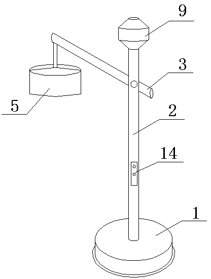 Household multifunctional floorlamp