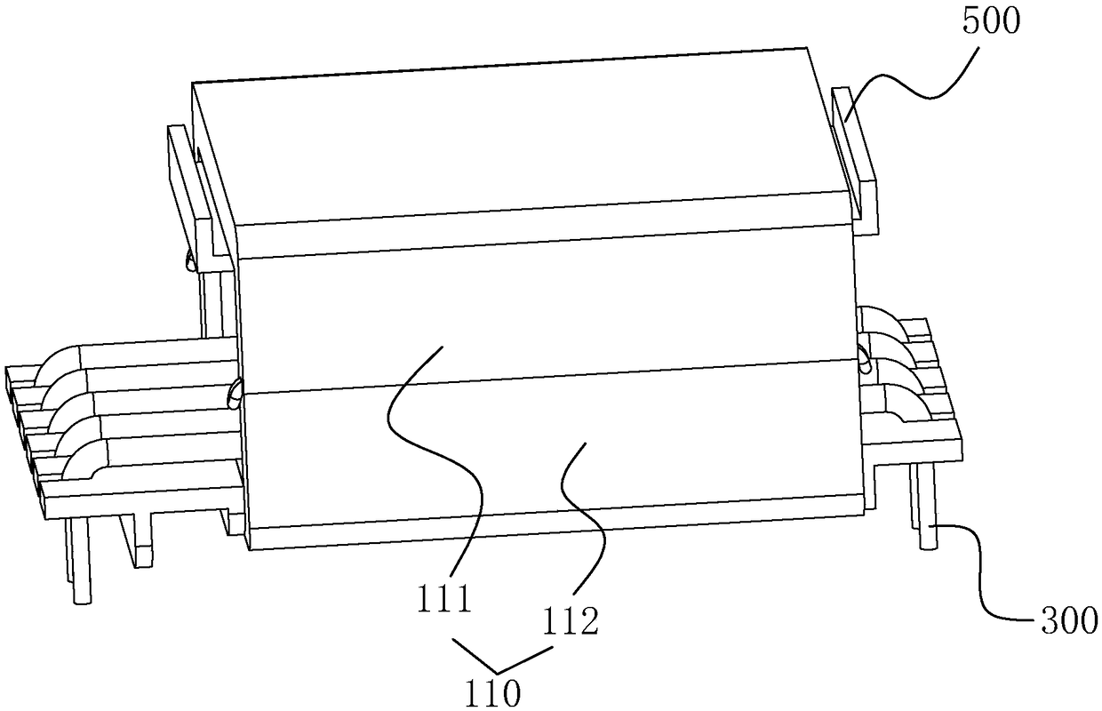 The invention relates to a transformer and a skeleton structure thereof, which can avoid virtual welding of the transformer