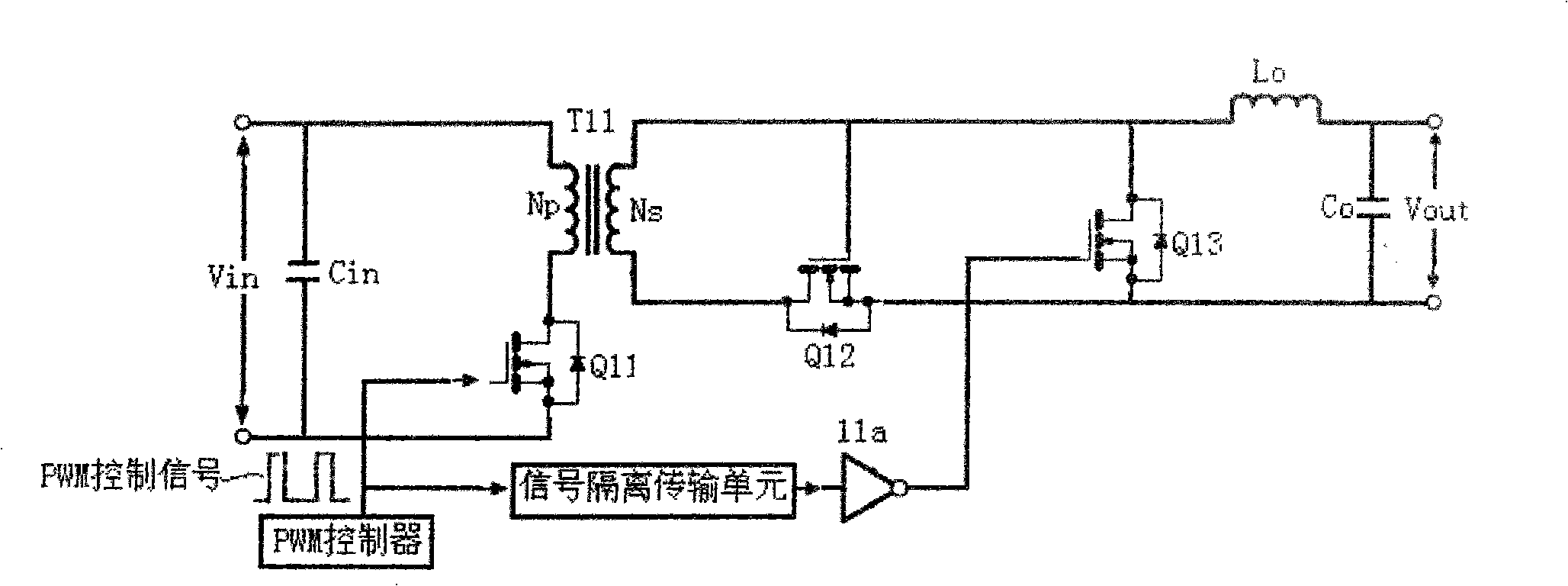 Synchronous rectification external drive proposal