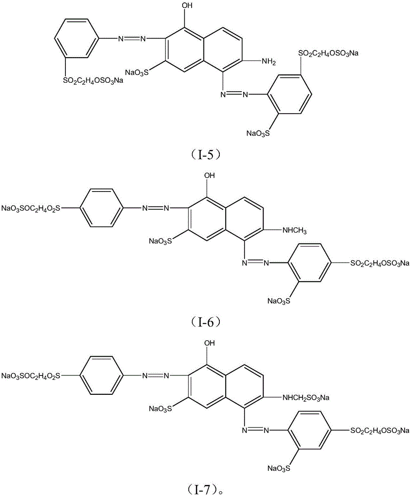 Red active dye composition and preparation method and use thereof