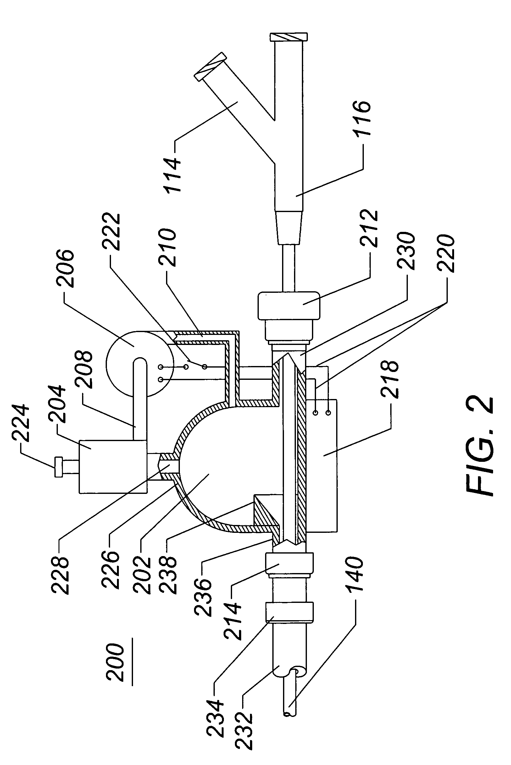 Method and apparatus for prevention of catheter air intake