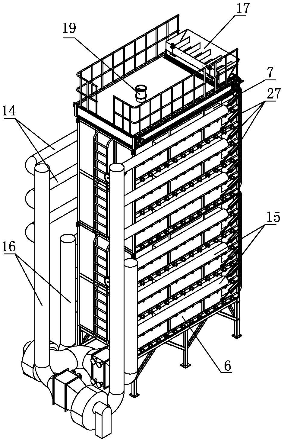 Fruit and vegetable drying machine