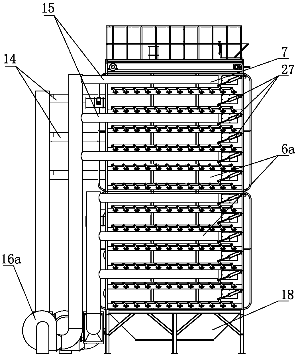 Fruit and vegetable drying machine