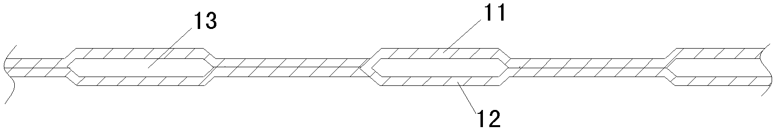 Hot pressing exhaust device in artificial board manufacture process and hot pressing exhaust method