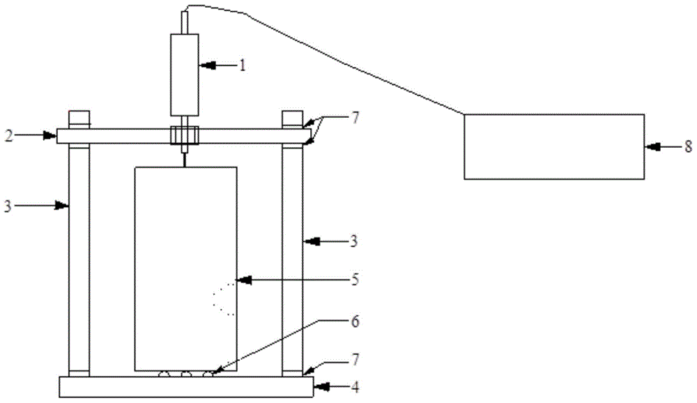 Testing device and method for expansion coefficient of cement concrete for road surface