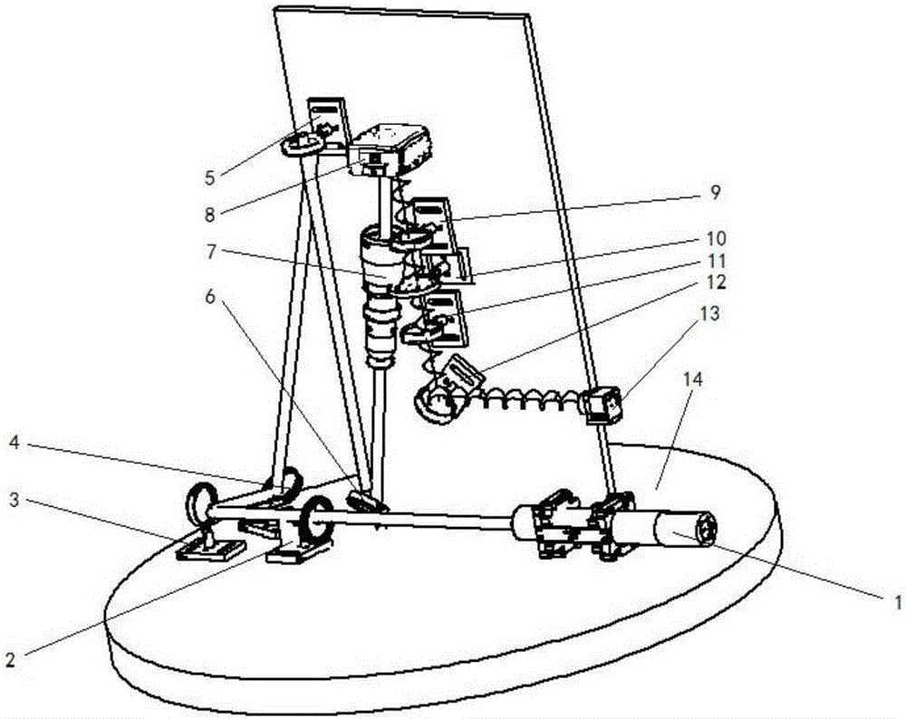 Computational camera method based superposition vortex light Sagnac effect detection device