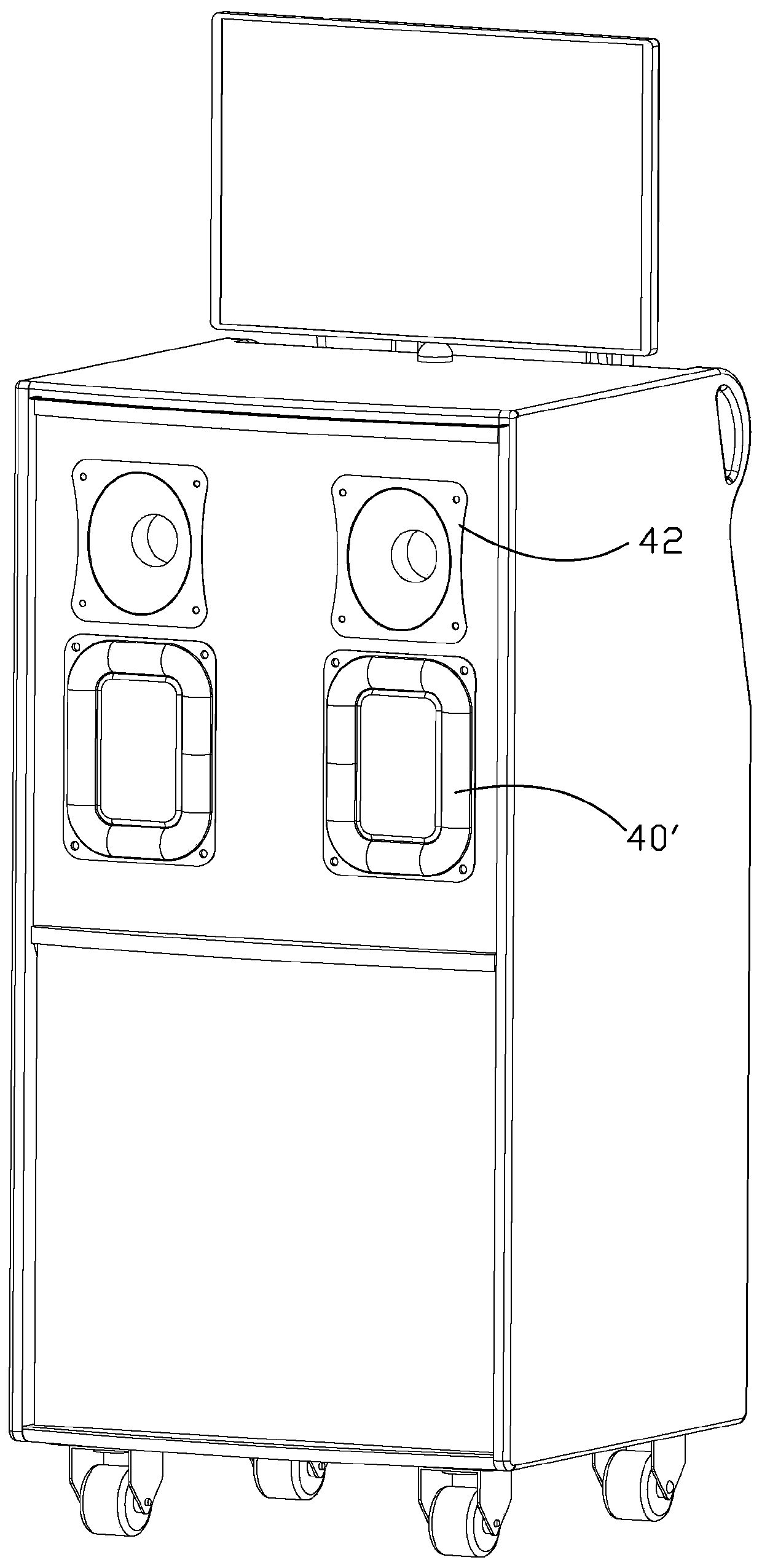 Comprehensive stereophonic draw-bar sound equipment