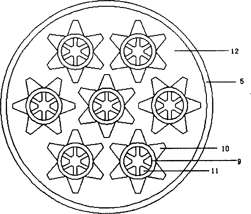 Inhalable particulates removing tower with non-motile finned tubes