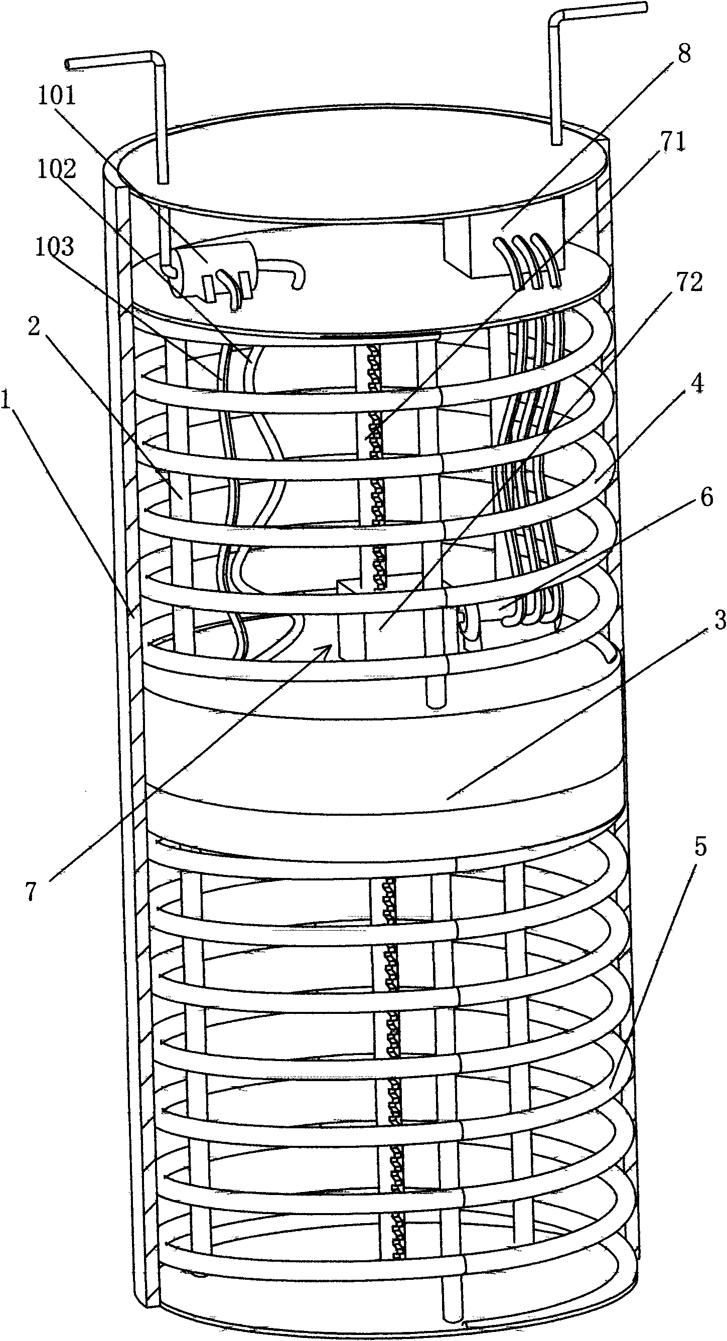 Power generating unit for generating power by using ocean wave