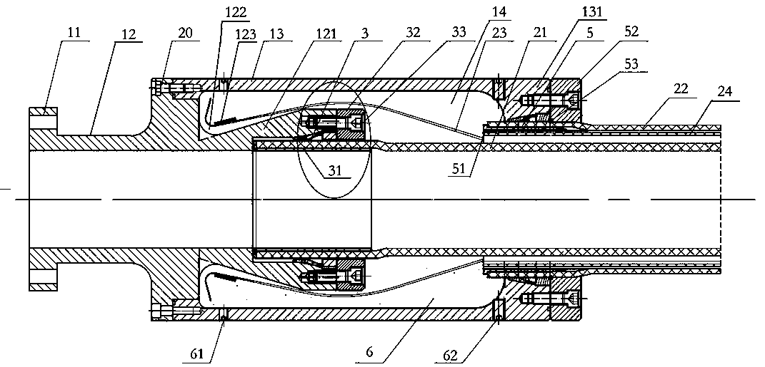 Composite pipe layering seal connector structure and preparing method thereof