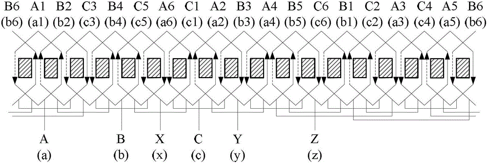 Rotor magnetism gathering type two-stator field modulation permanent magnet generator