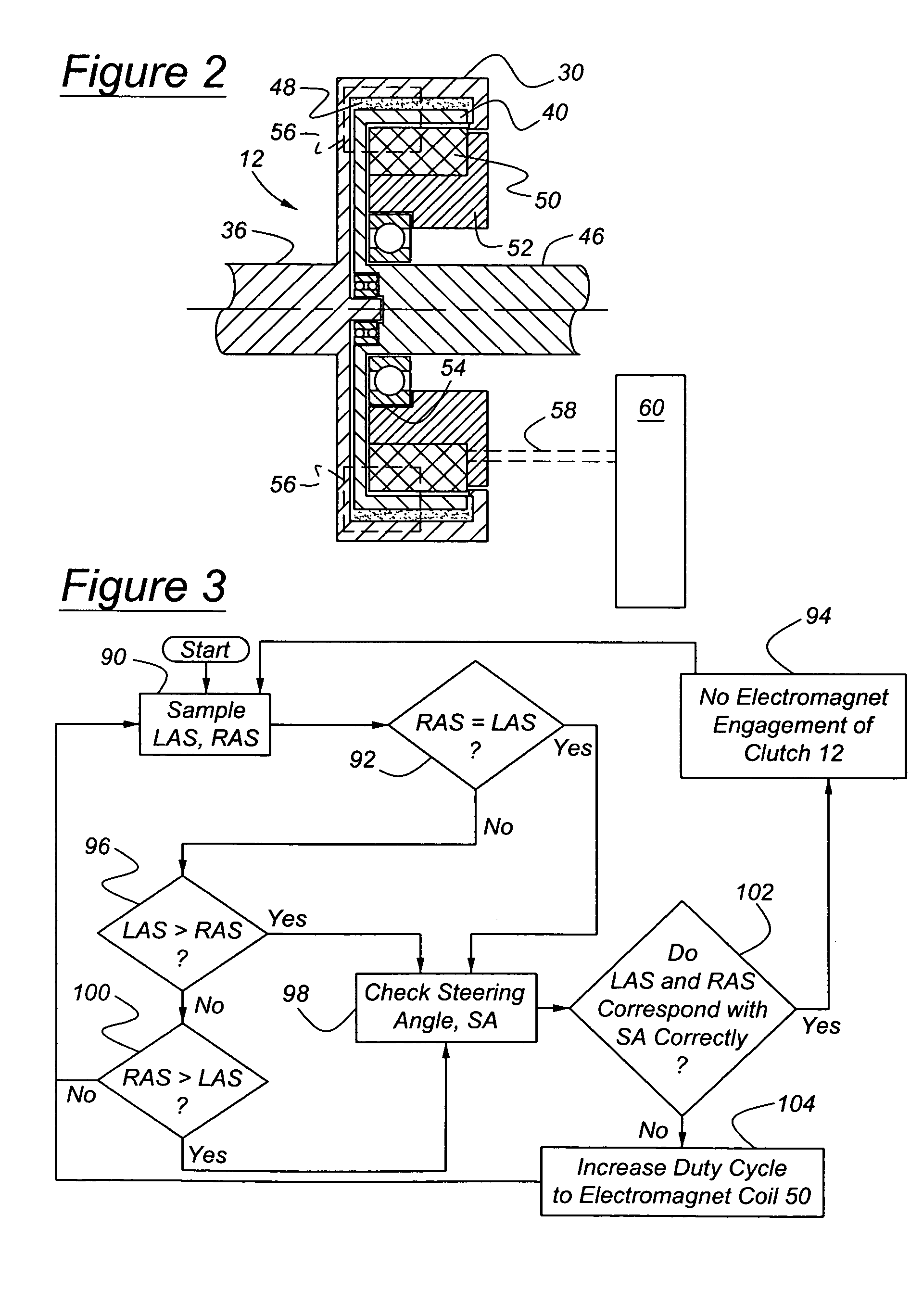 Magnetic powder torque transfer clutch for controlling slip across a differential mechanism