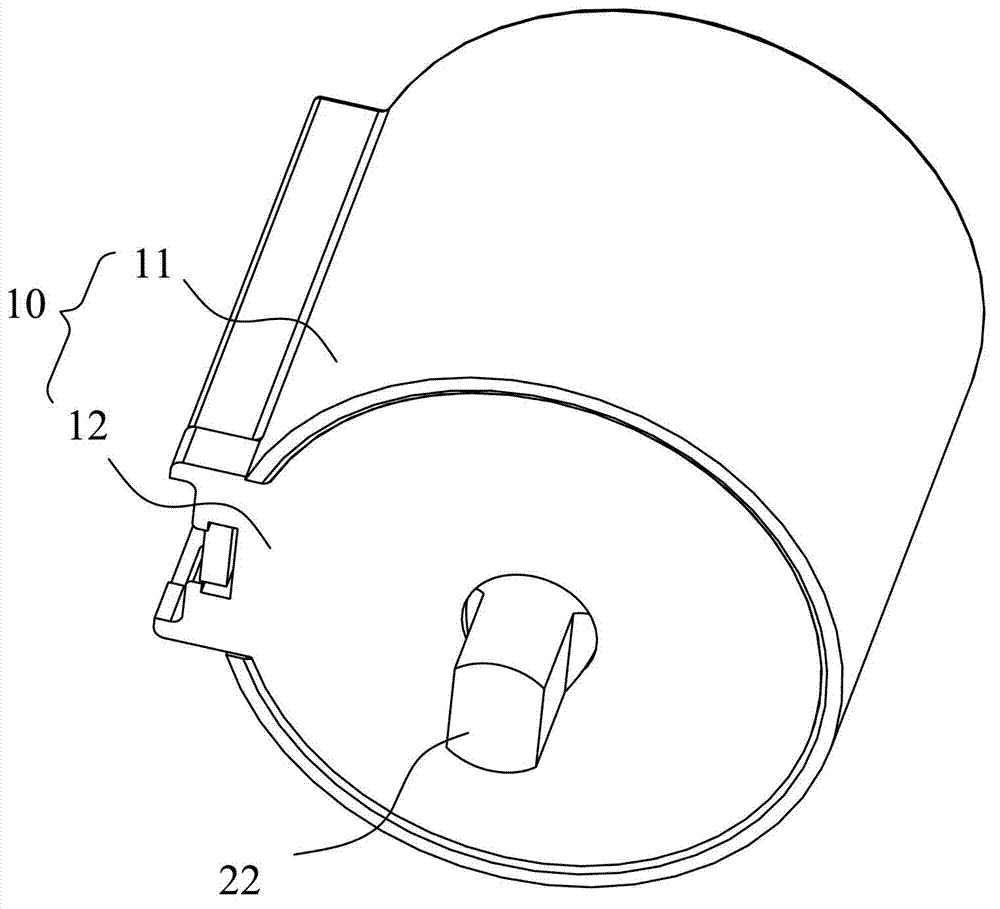 Built-in clutch and combined motor with same