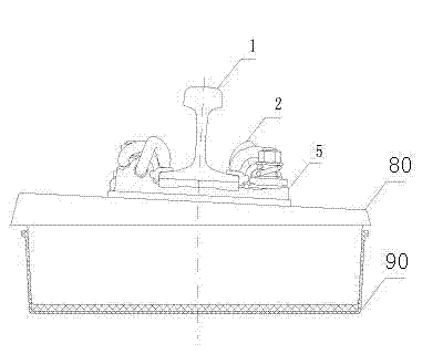 Construction technology of short sleeper vibration attenuation fastener with improved structure replacing elasticity short sleeper