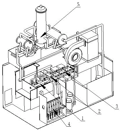 Steel surface rust removing device