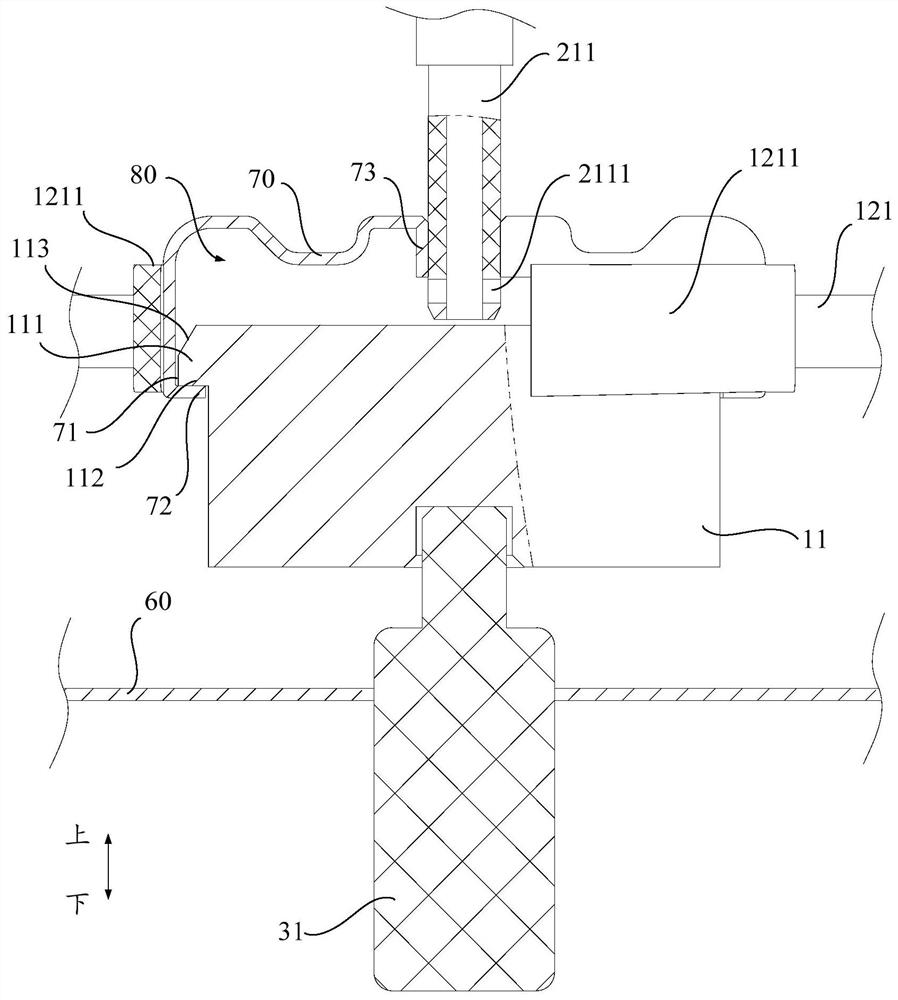 Air tightness testing device for seals