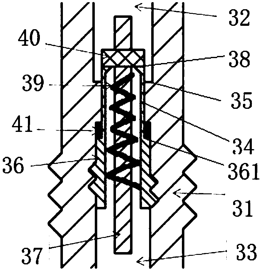 Passive type automobile fire automatic suppressing method and device