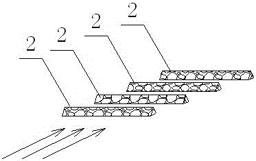 Sand-fixing structure of gravel construction waste and gravel and method of making the same