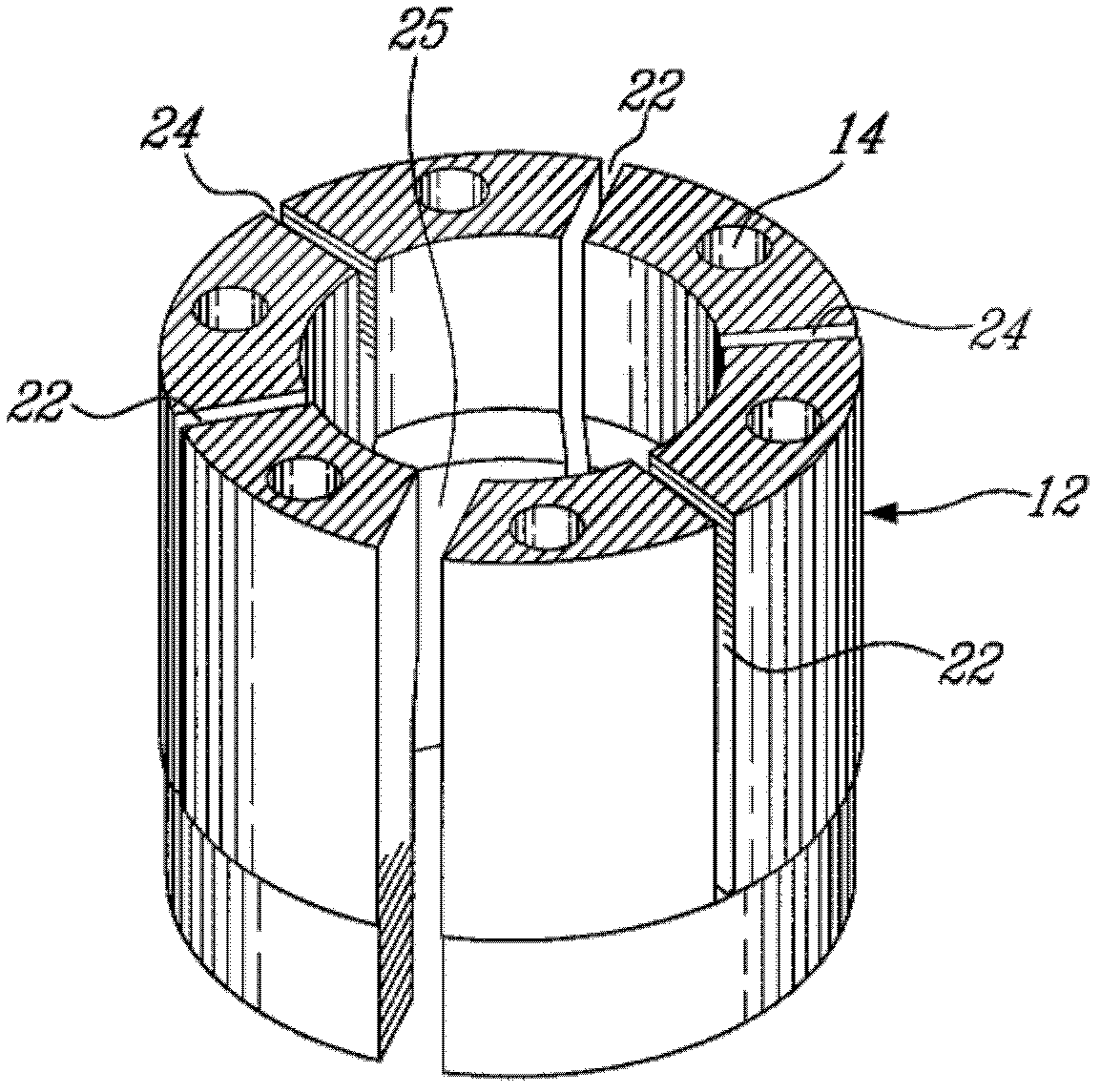 Liquid cooling arrangement for electric