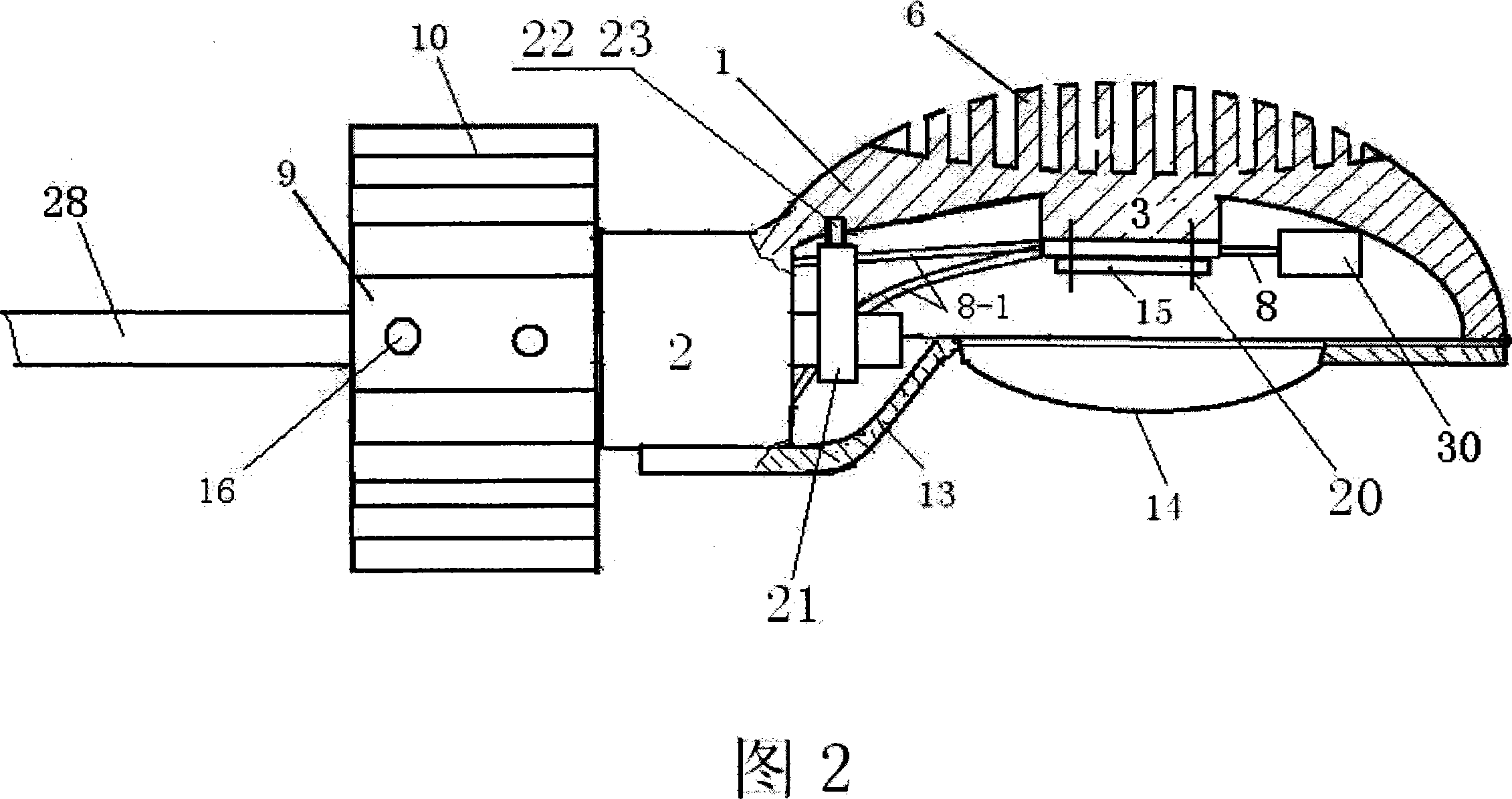 Large power solid-state illumination street light fitting