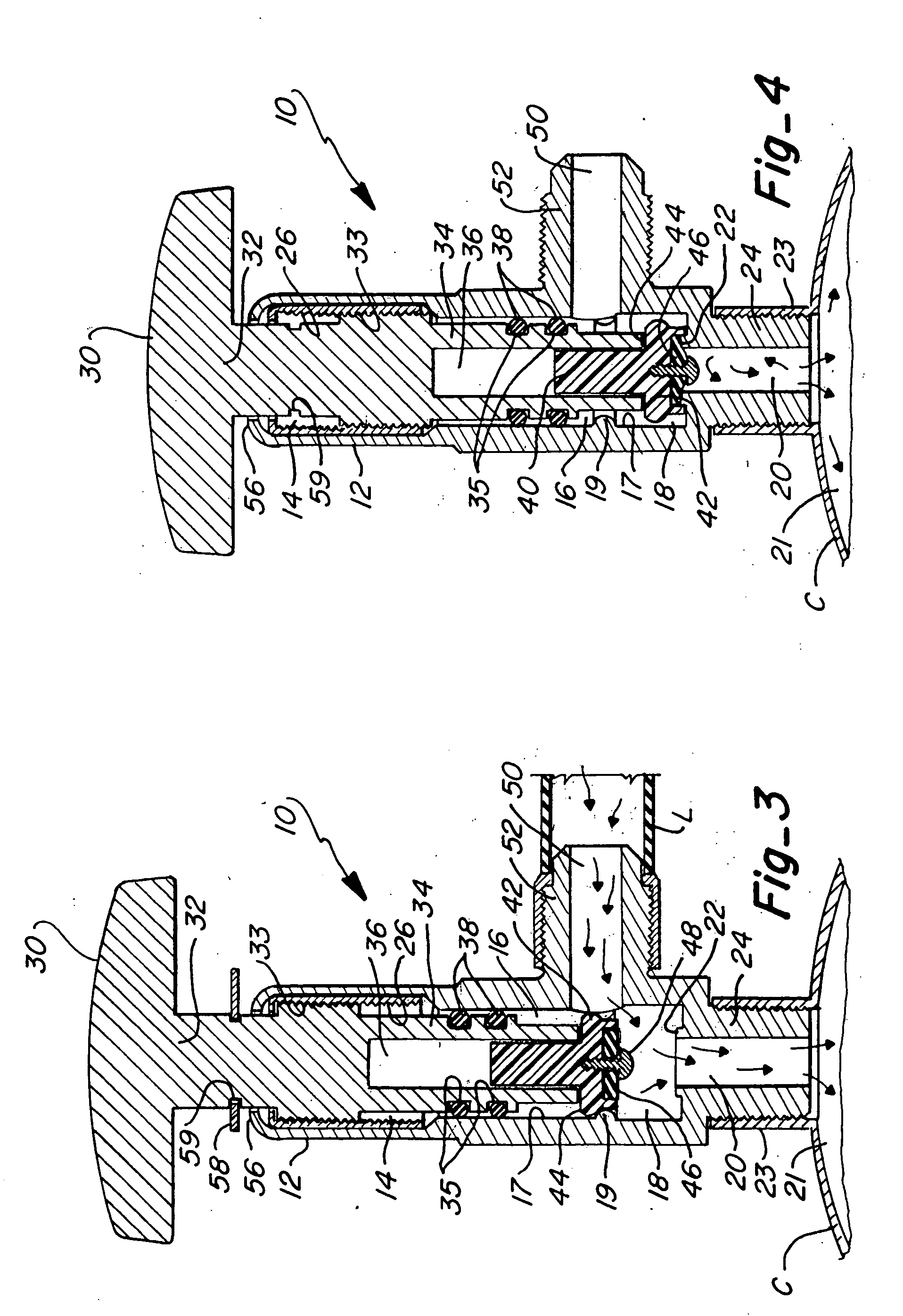 Non-refillable valve