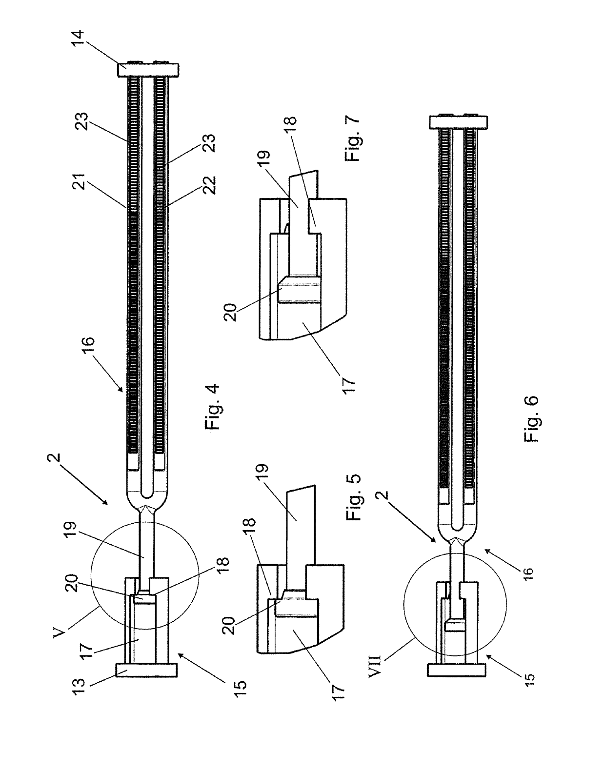 Connecting system for filter cassettes