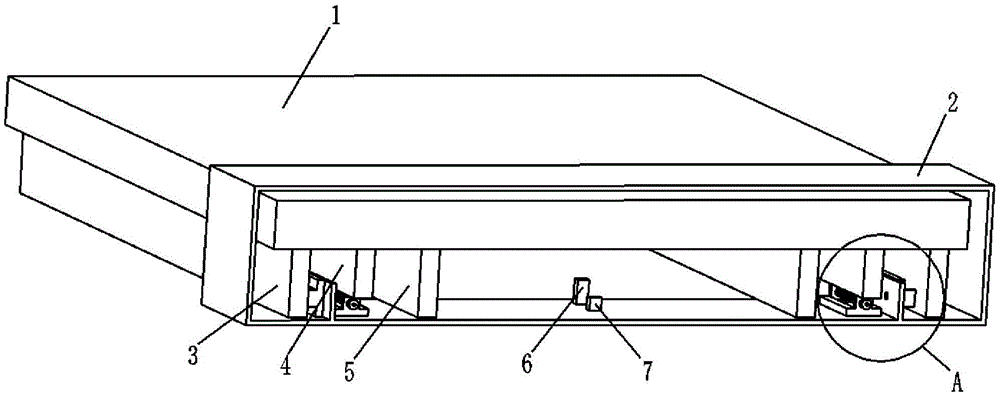 Permanent magnet suspension slide guide for mini-type machine tool