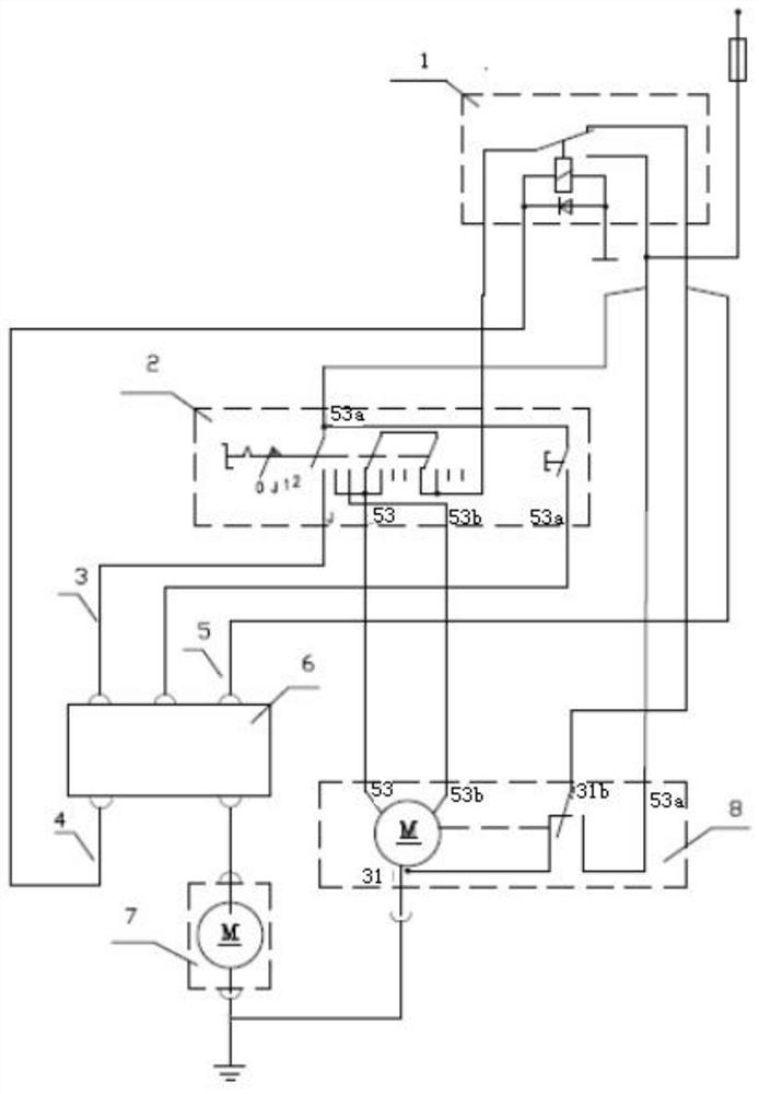 A wiper intermittent control system and control method thereof