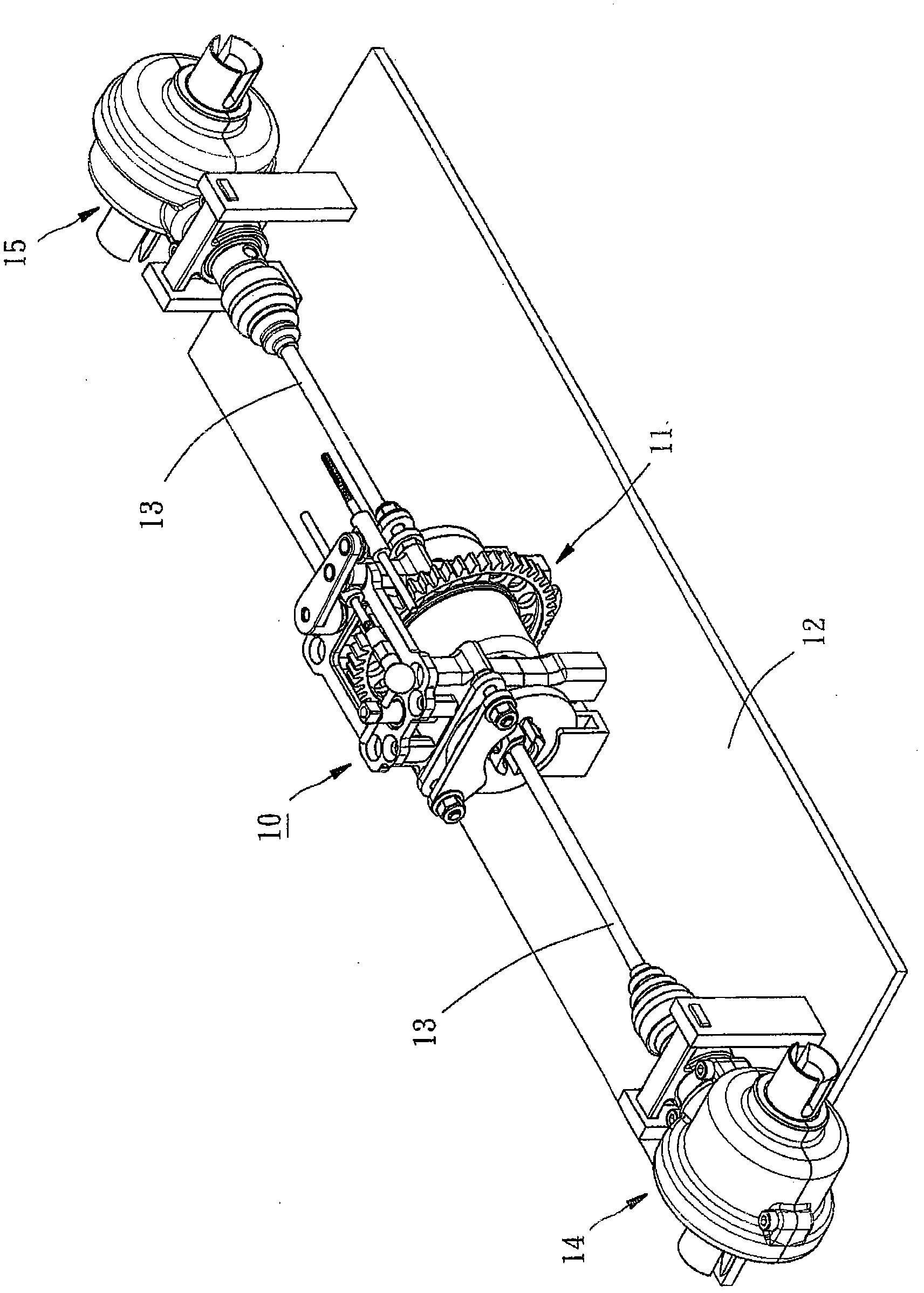 Impedance adjusting mechanism of remote control model car