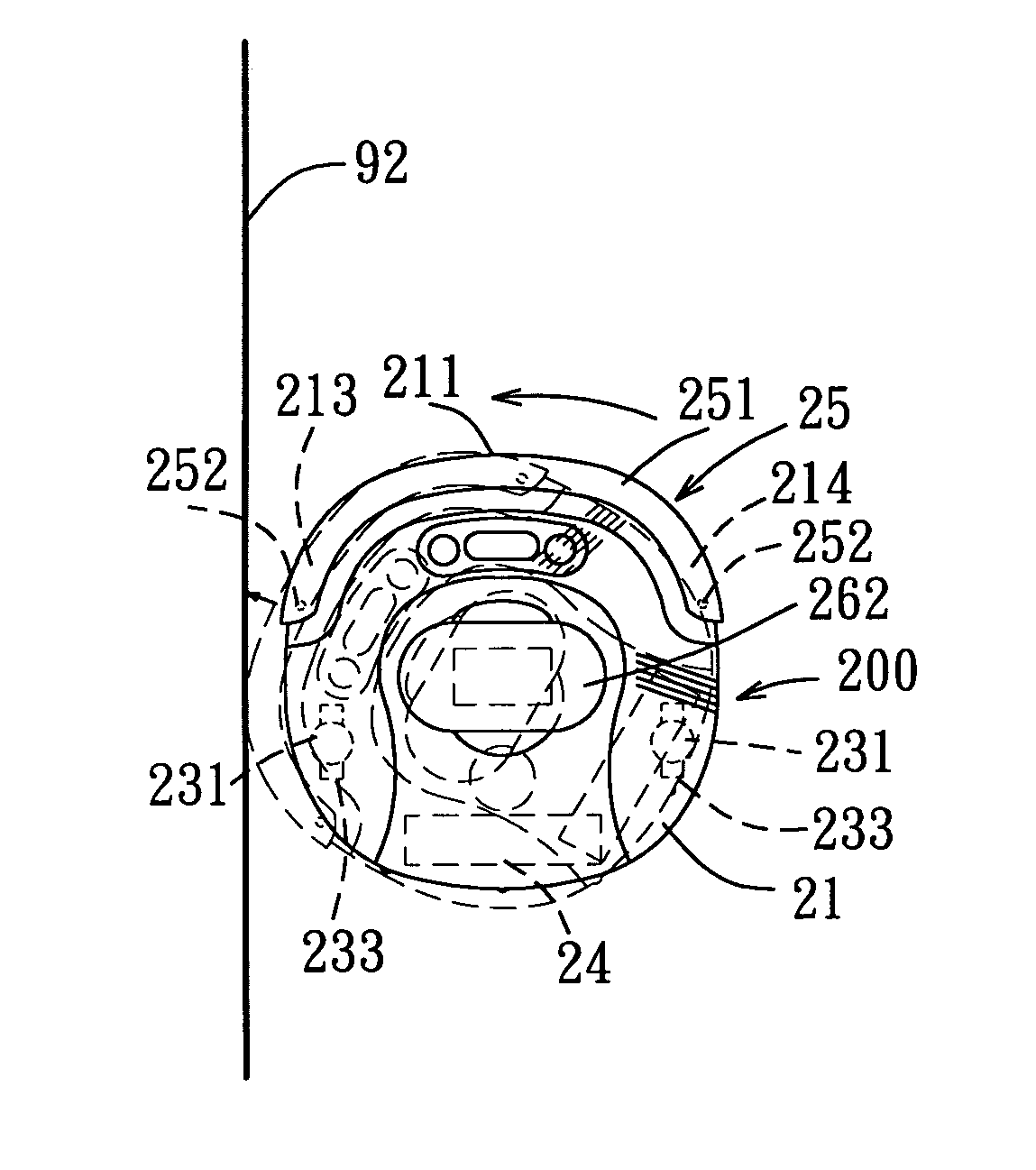 Robotic vacuum cleaner