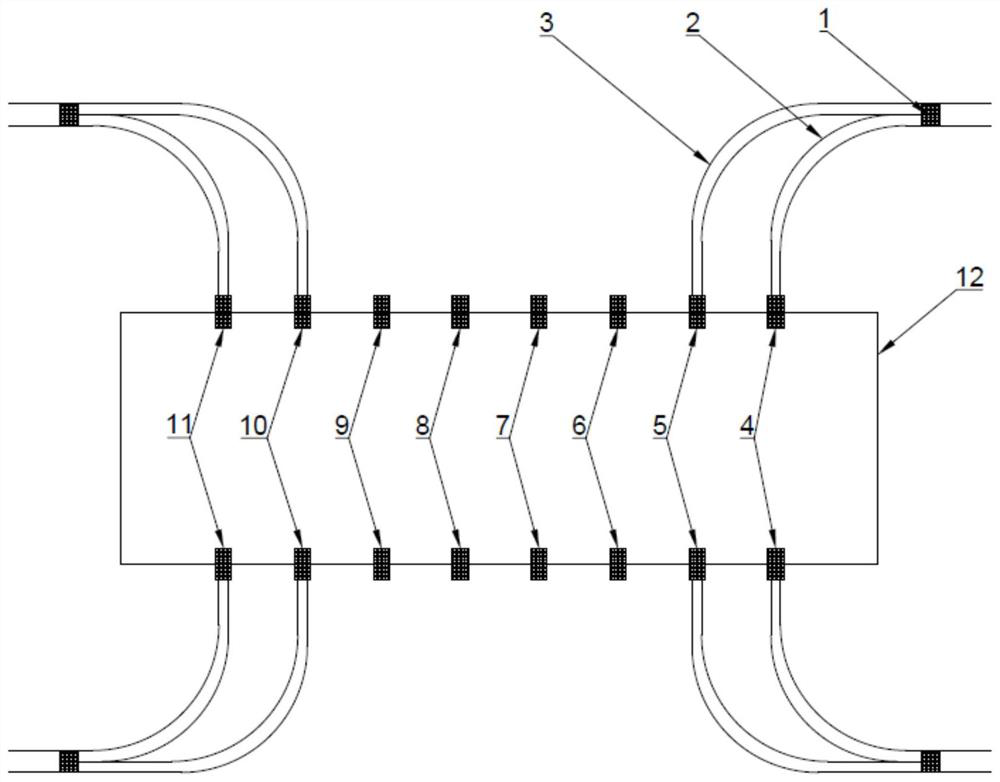 Anti-corrosion, anti-wear and anti-slagging device of wall type pulverized coal fired boiler