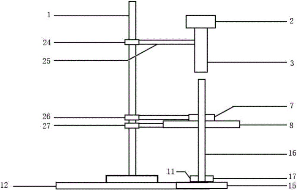 Portable operation platform capable of realizing stacking of two-dimensional layered heterogeneous materials