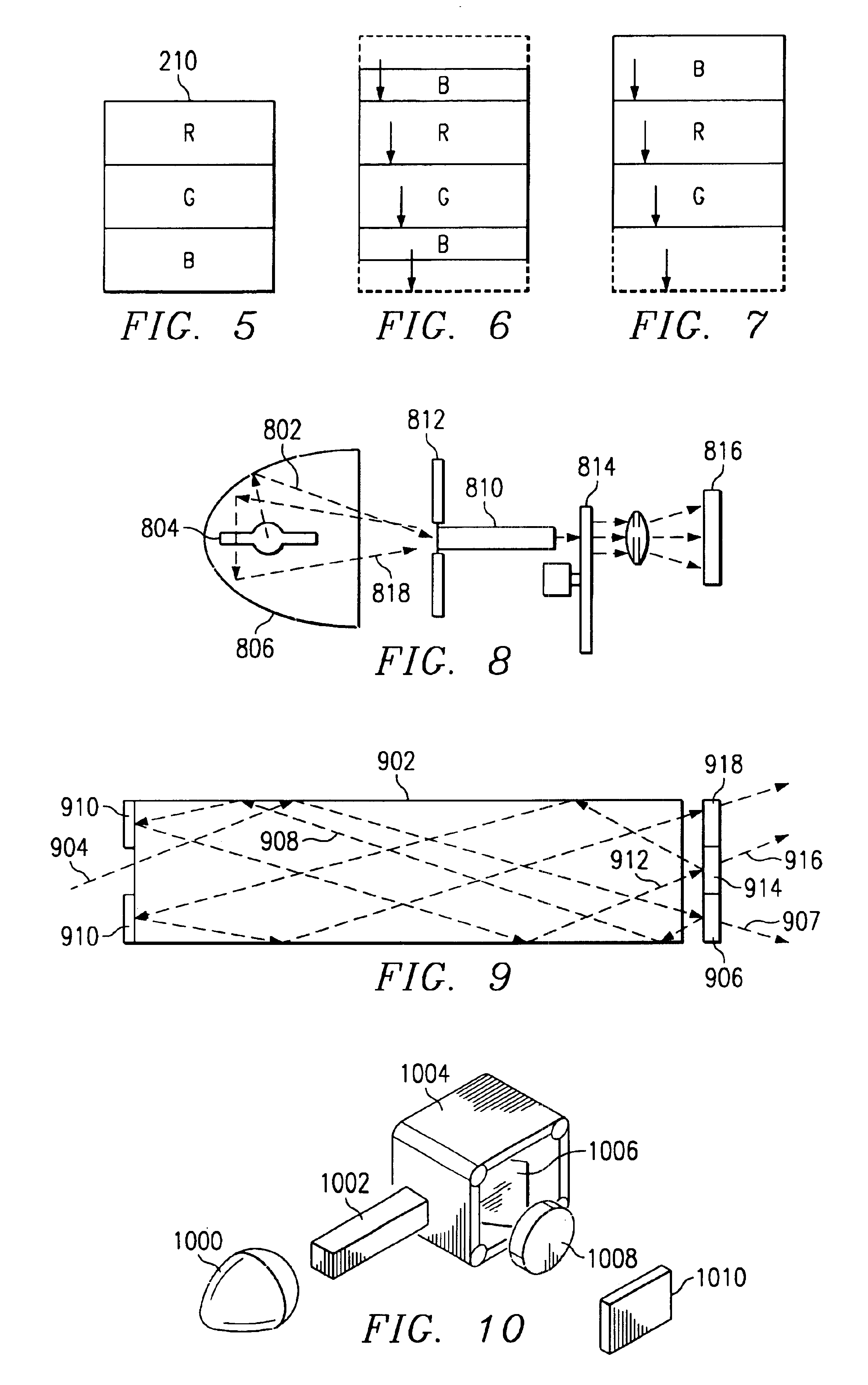 Color recapture for display systems