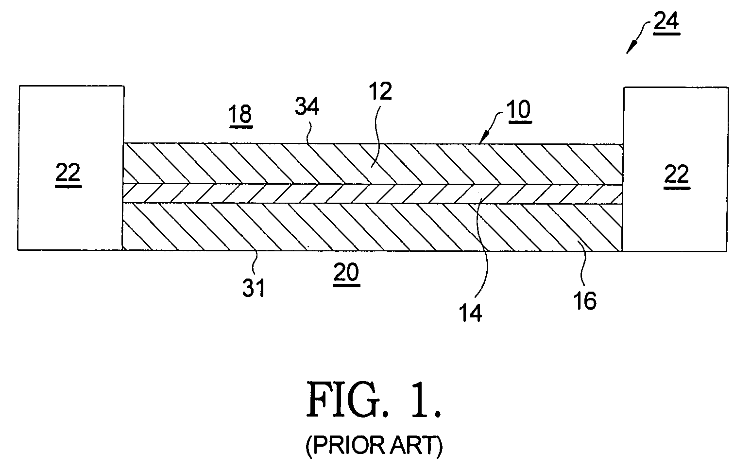 Fuel cell stack having multiple parallel fuel cells