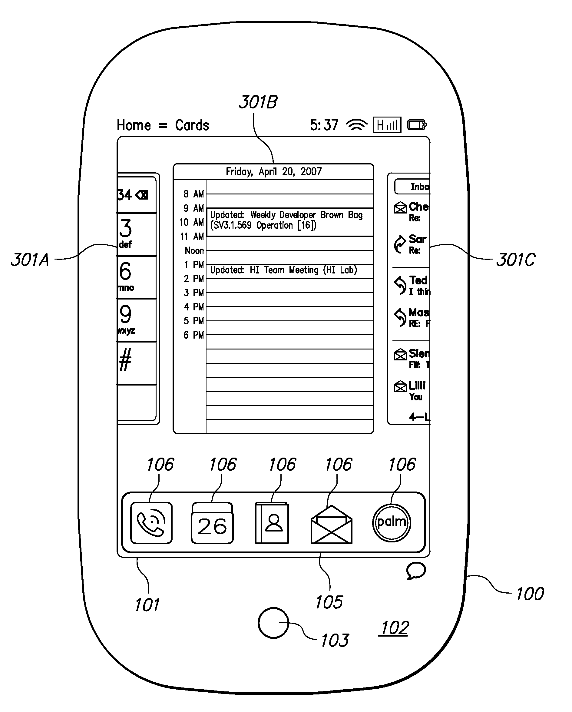 Navigating among activities in a computing device