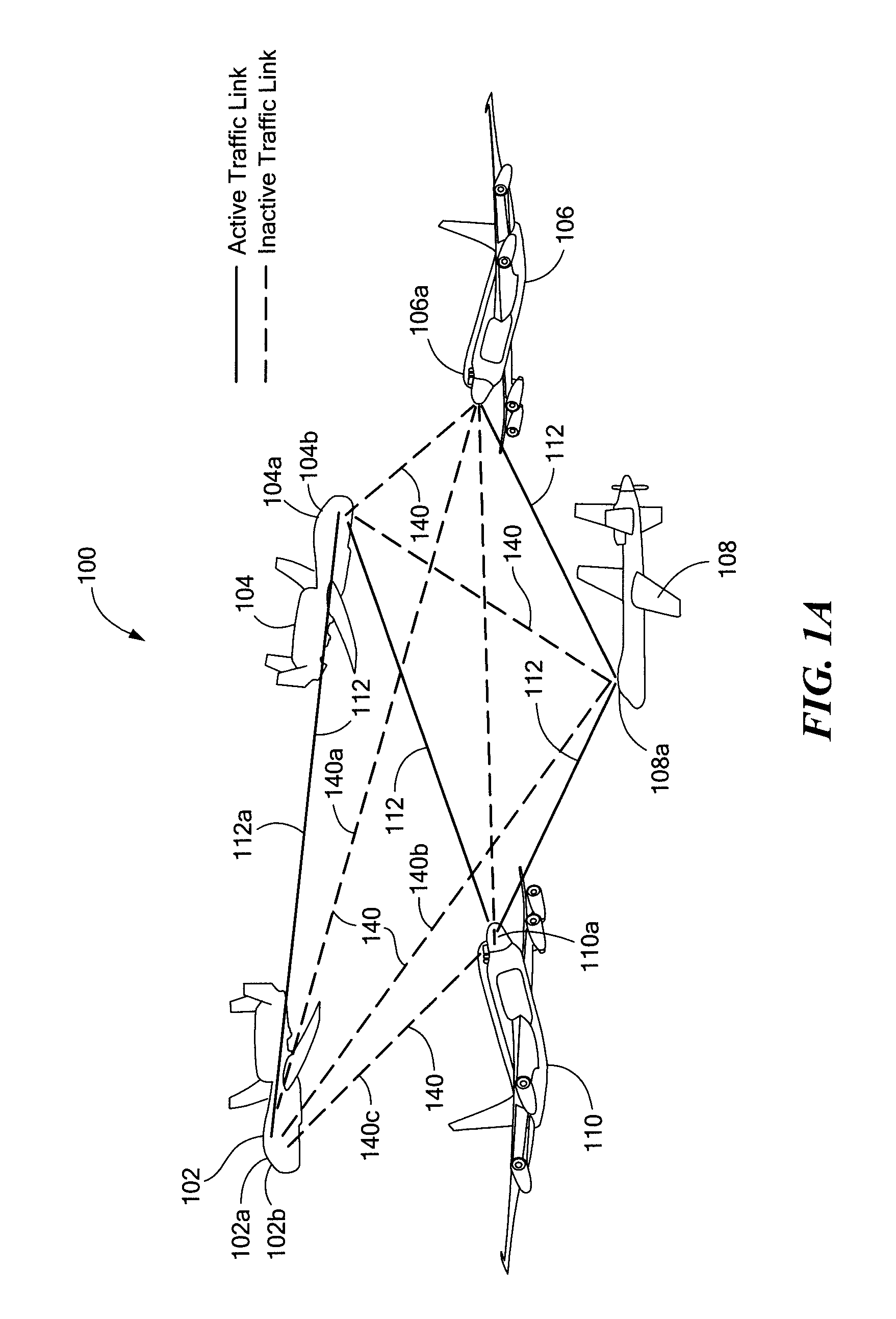 Free-space optical mesh network