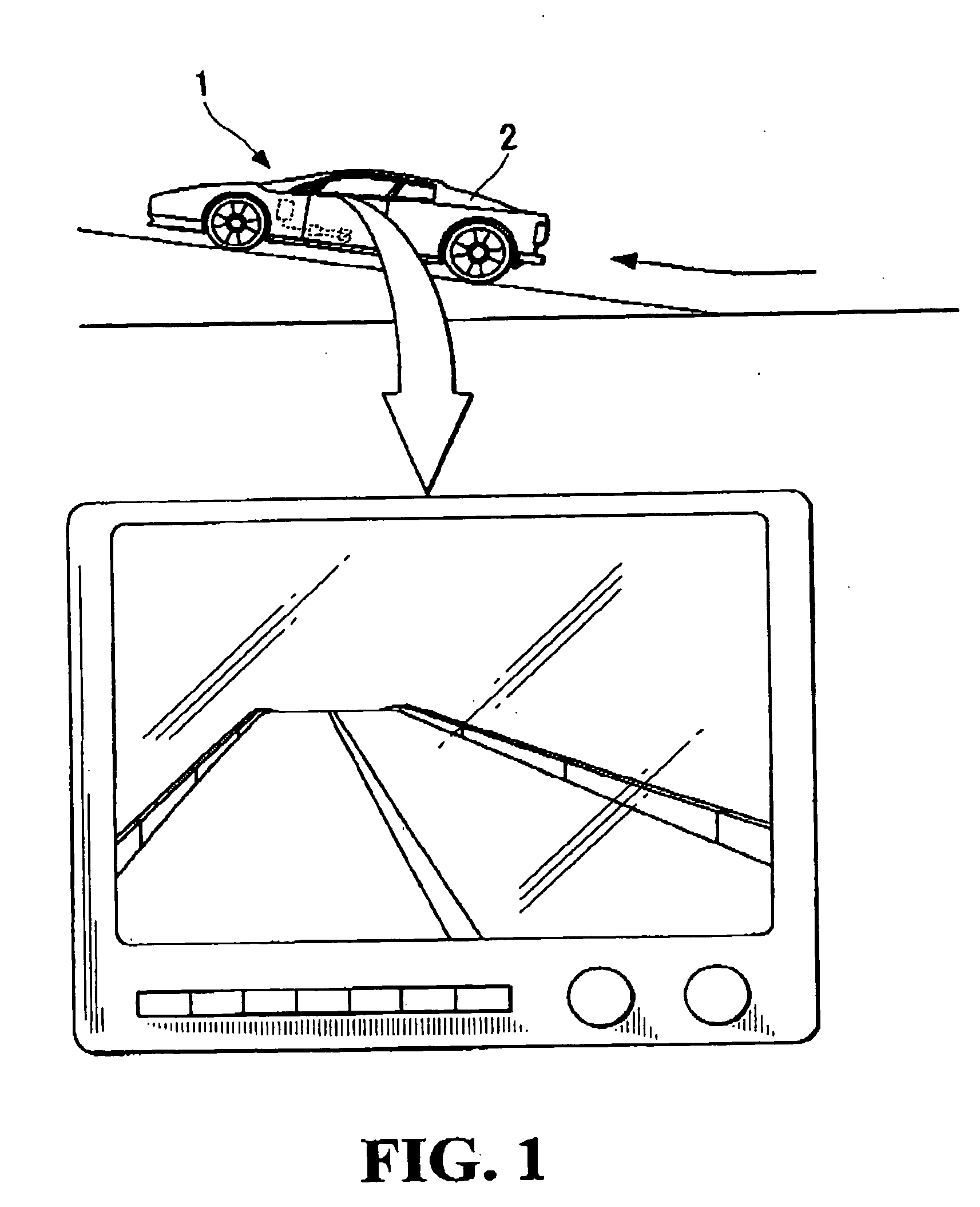 Device for detecting slope of vehicle or the like