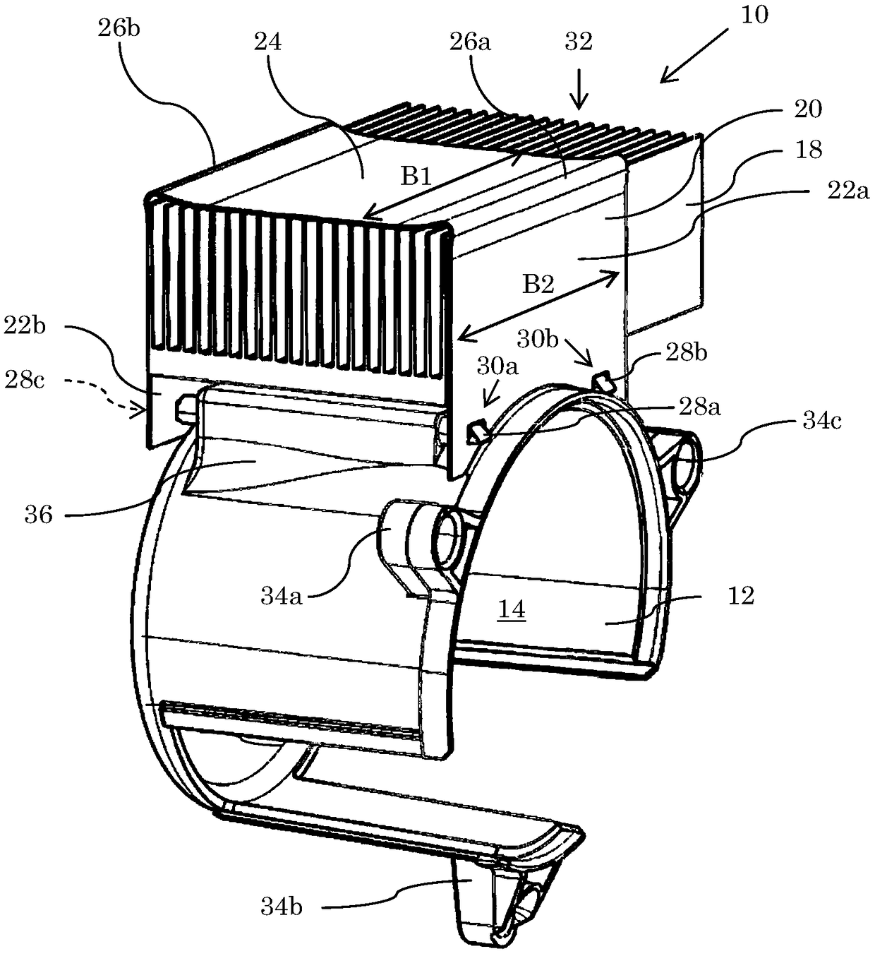 Temperature-controllable drinks holder