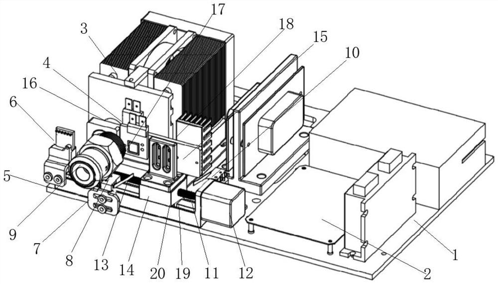 Automatic switching system for medical LED cold light source standby lamp