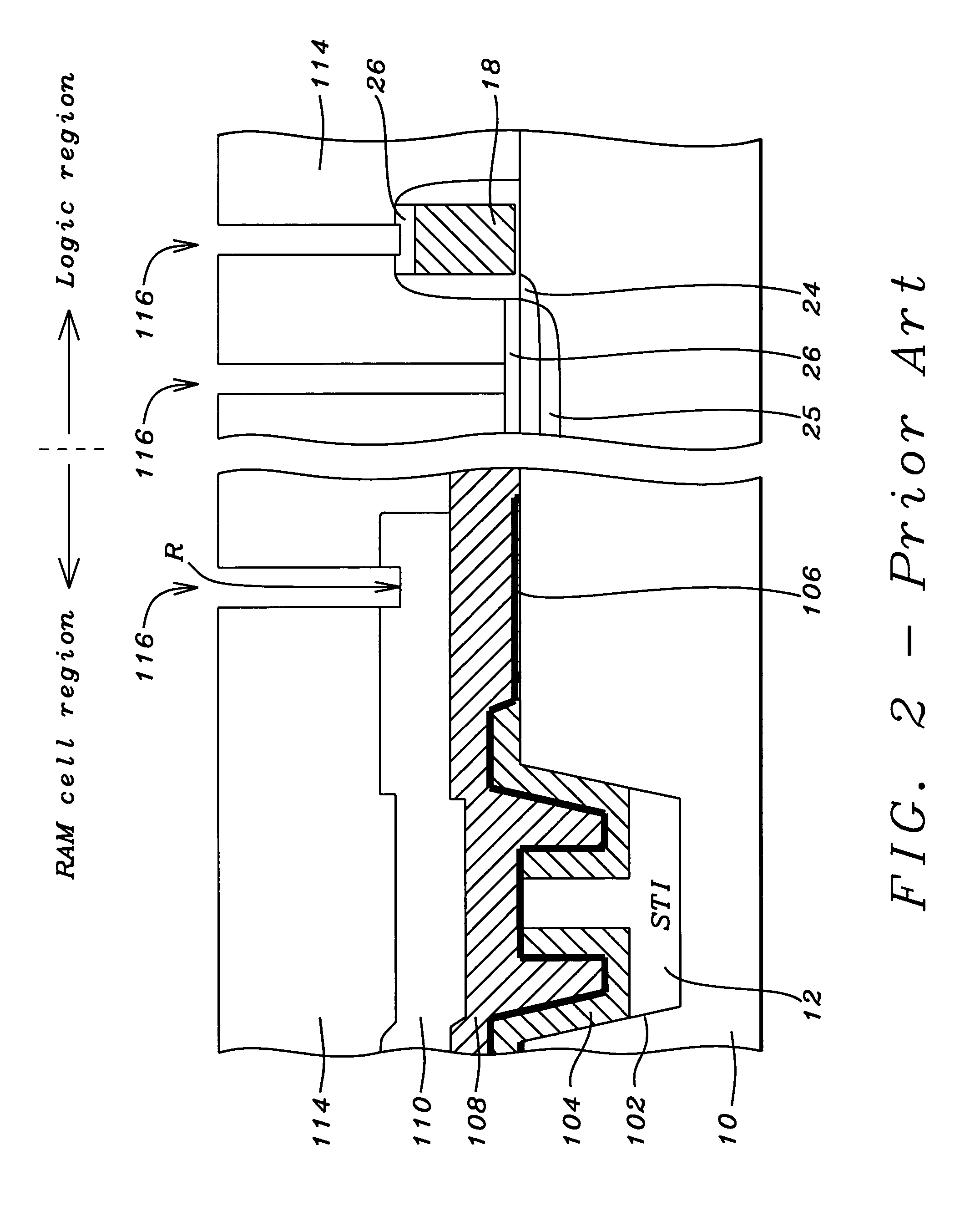 Structure for reducing leakage currents and high contact resistance for embedded memory and method for making same