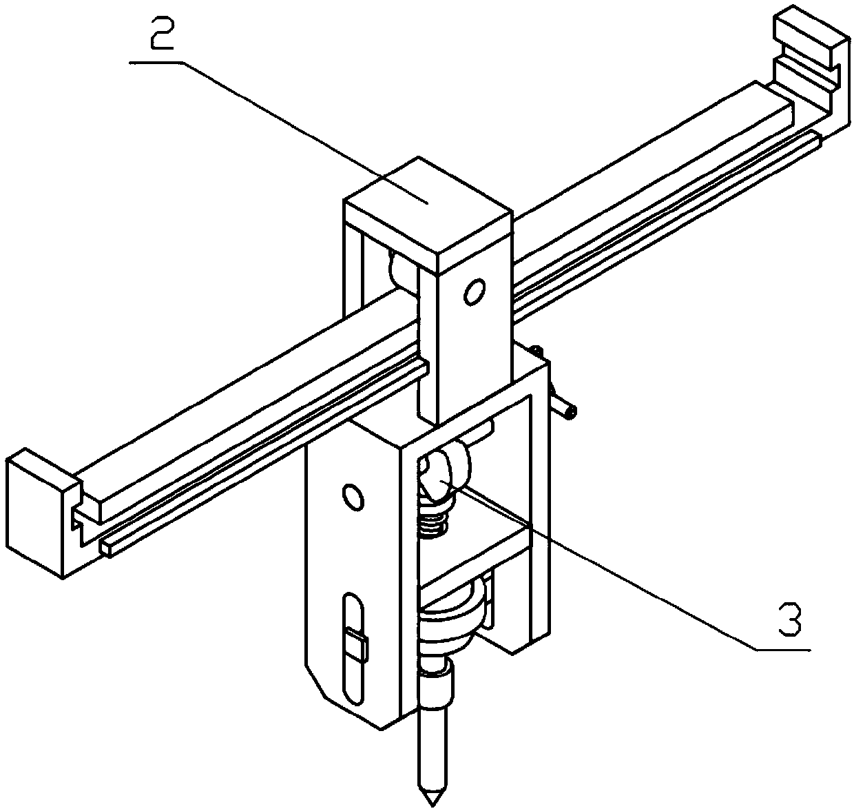 Industrial equipment punching machine with fixing function