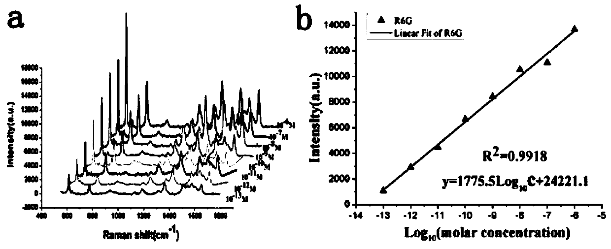 Preparation method for biological detection chip for silver-porous silicon-based surface enhanced Raman scattering