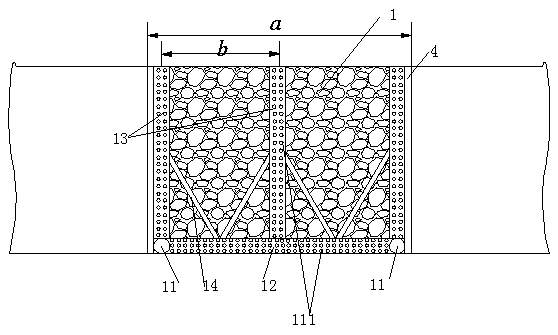 Gangue filling three-dimensional grouting construction method of short-wall roadway mining horizontal working face