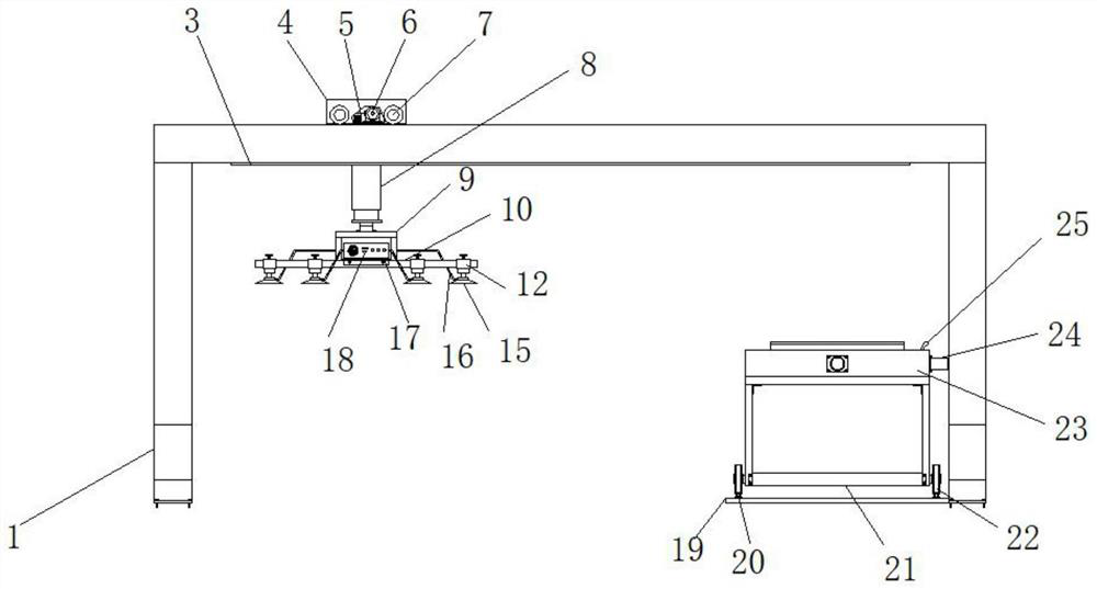 Automatic feeding equipment for laser cutting of sheet metal parts