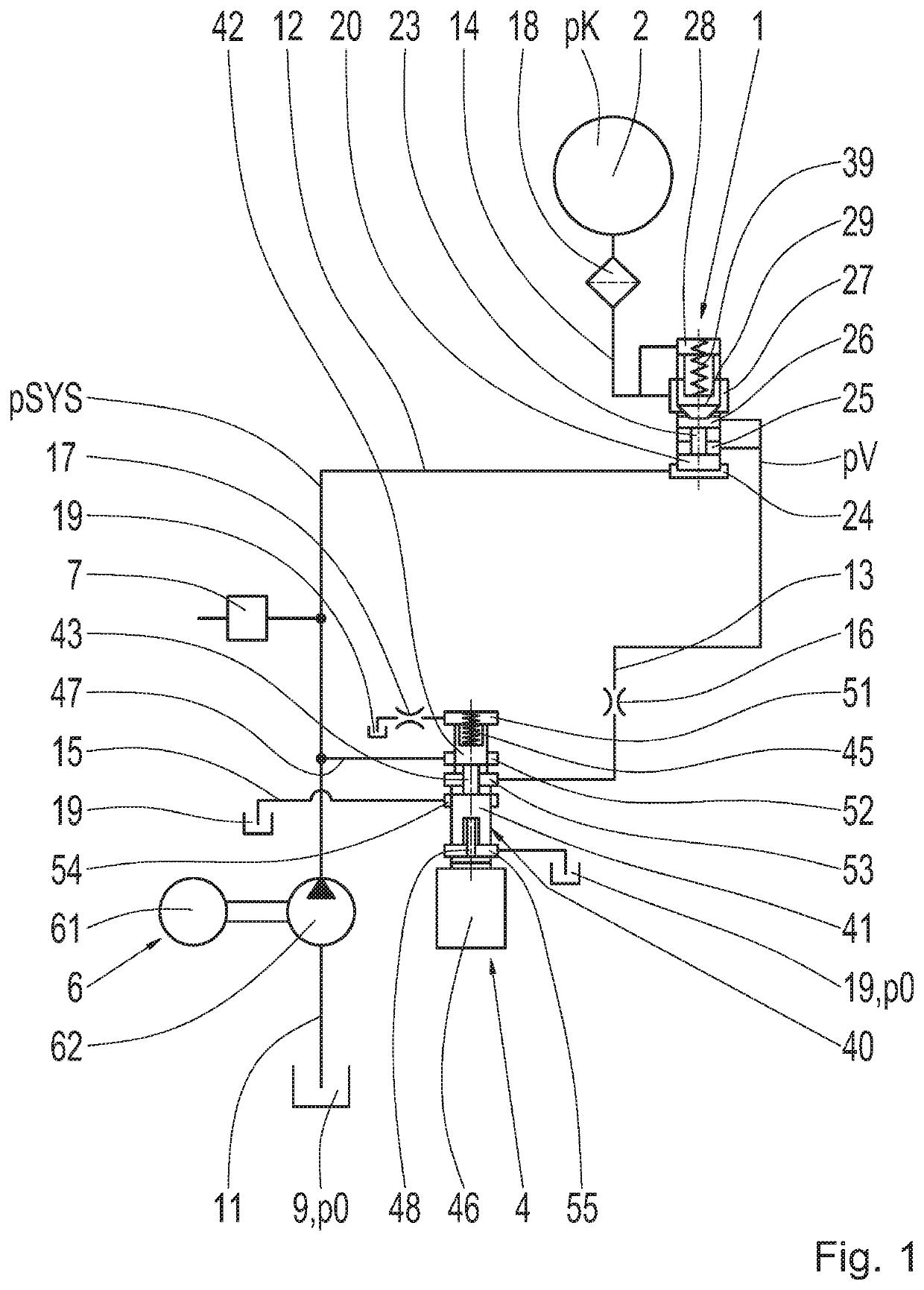 Pressure back-up valve