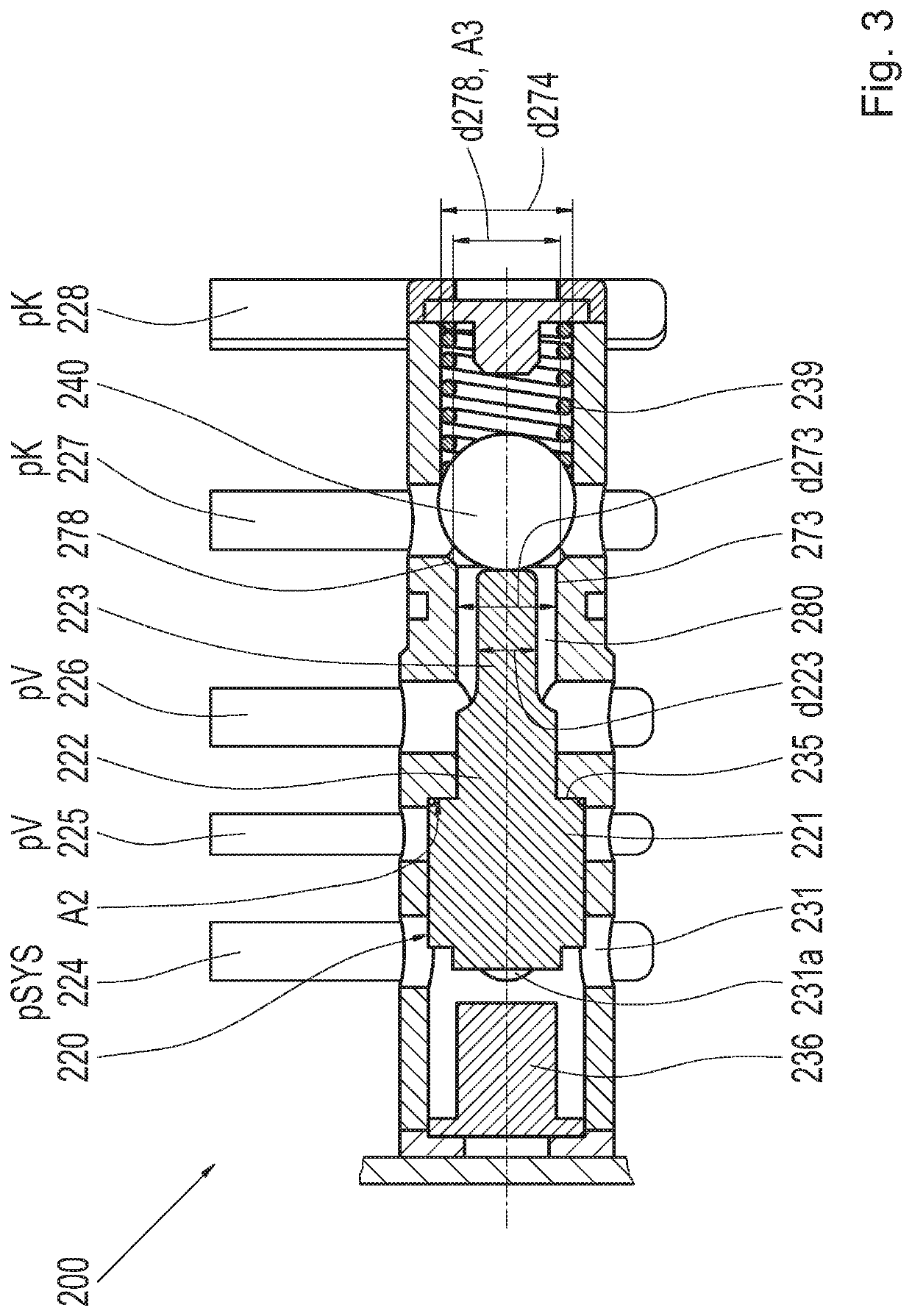 Pressure back-up valve